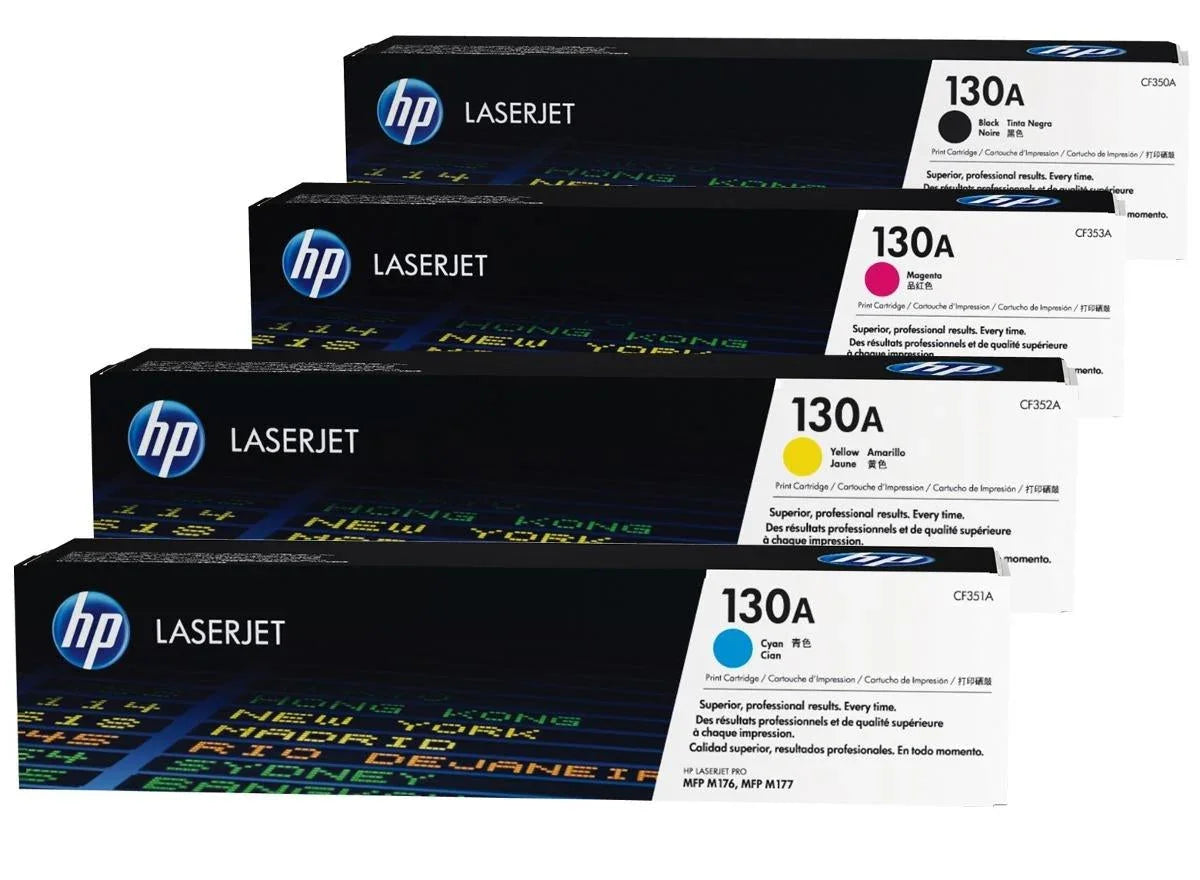 HP 130A Toner Cartridges for HP Colour LaserJet Pro MFP M176/MFP M177 - eBuy UAE